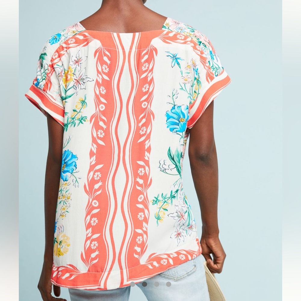 Romana scarf printed top